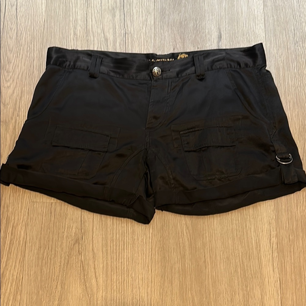 Rich & Skinny 100% Silk Cargo Shorts